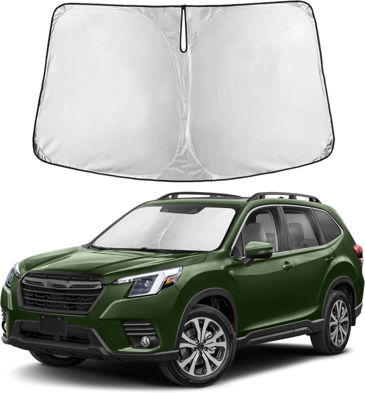 Windshield Sun Shade, Foldable Car Window Shades, 280T Visor Shade - Colors F