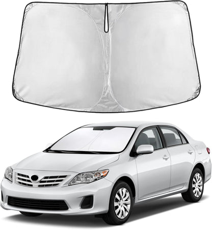 Windshield Sun Shade, Foldable Car Window Shades, 280T Visor Shade - Colors F
