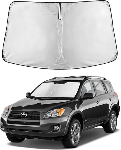 Windshield Sun Shade, Foldable Car Window Shades, 280T Visor Shade - Colors F