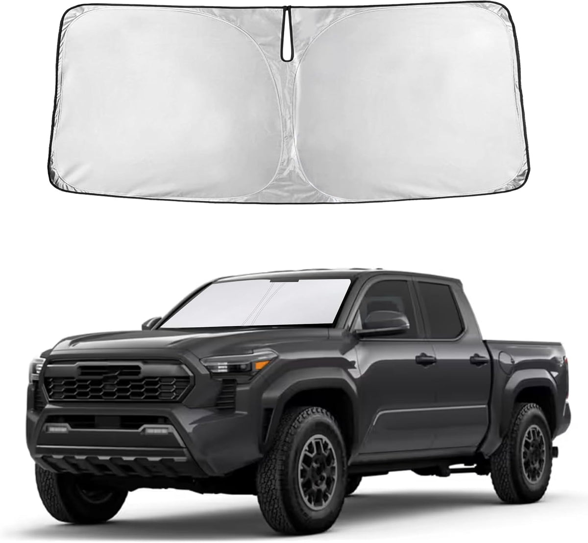 Windshield Sun Shade, Foldable Car Window Shades, 280T Visor Shade - Colors F