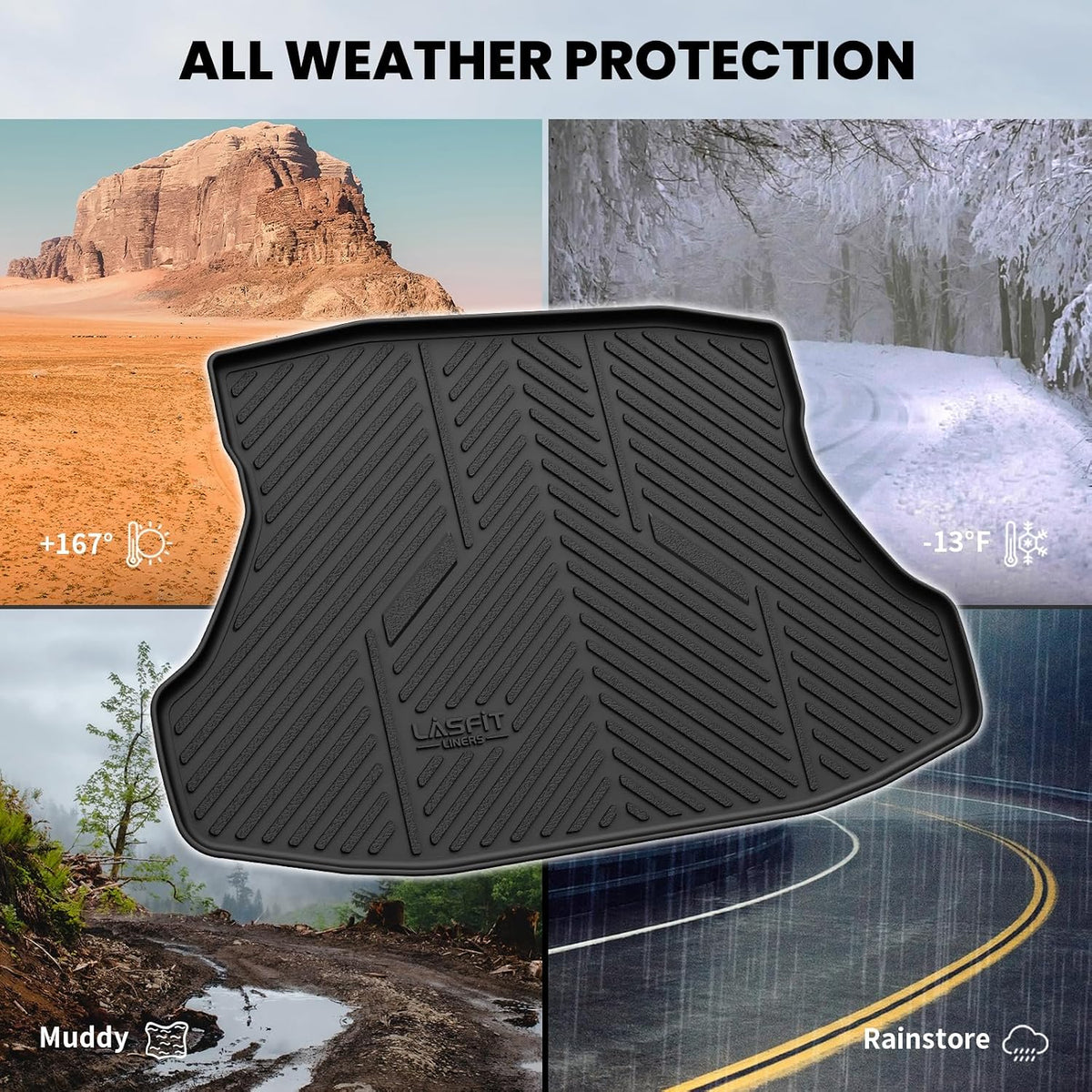 Cargo Liner for Honda CR-V 2023-2026 2027 (Gas & Hybrid & e:FCEV) - Colors B