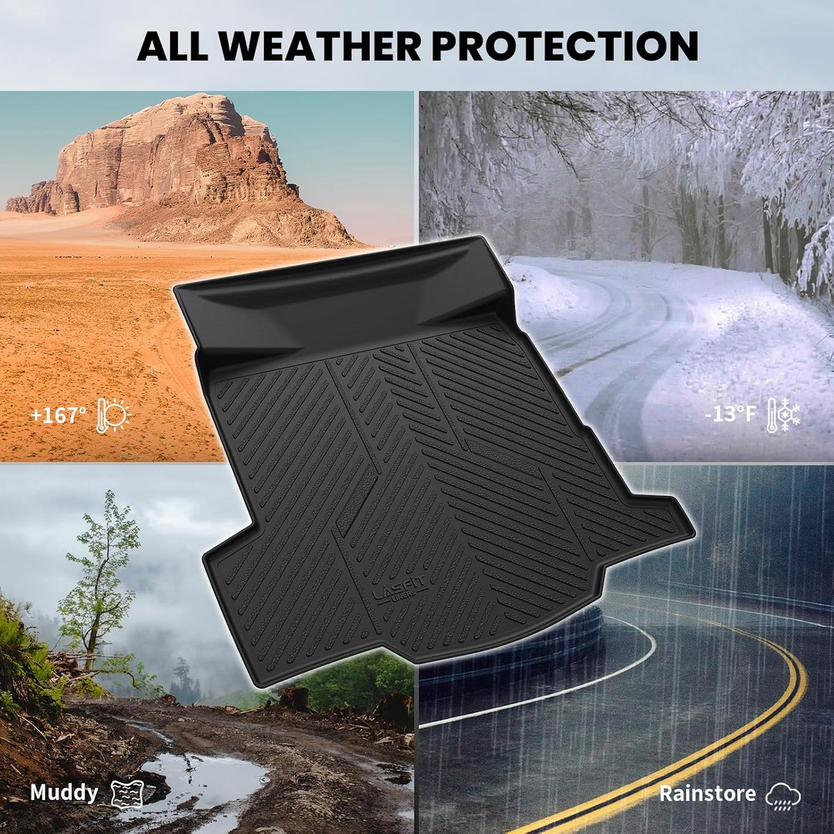 Cargo Liner for Honda CR-V 2023-2026 2027 (Gas & Hybrid & e:FCEV) - Colors B