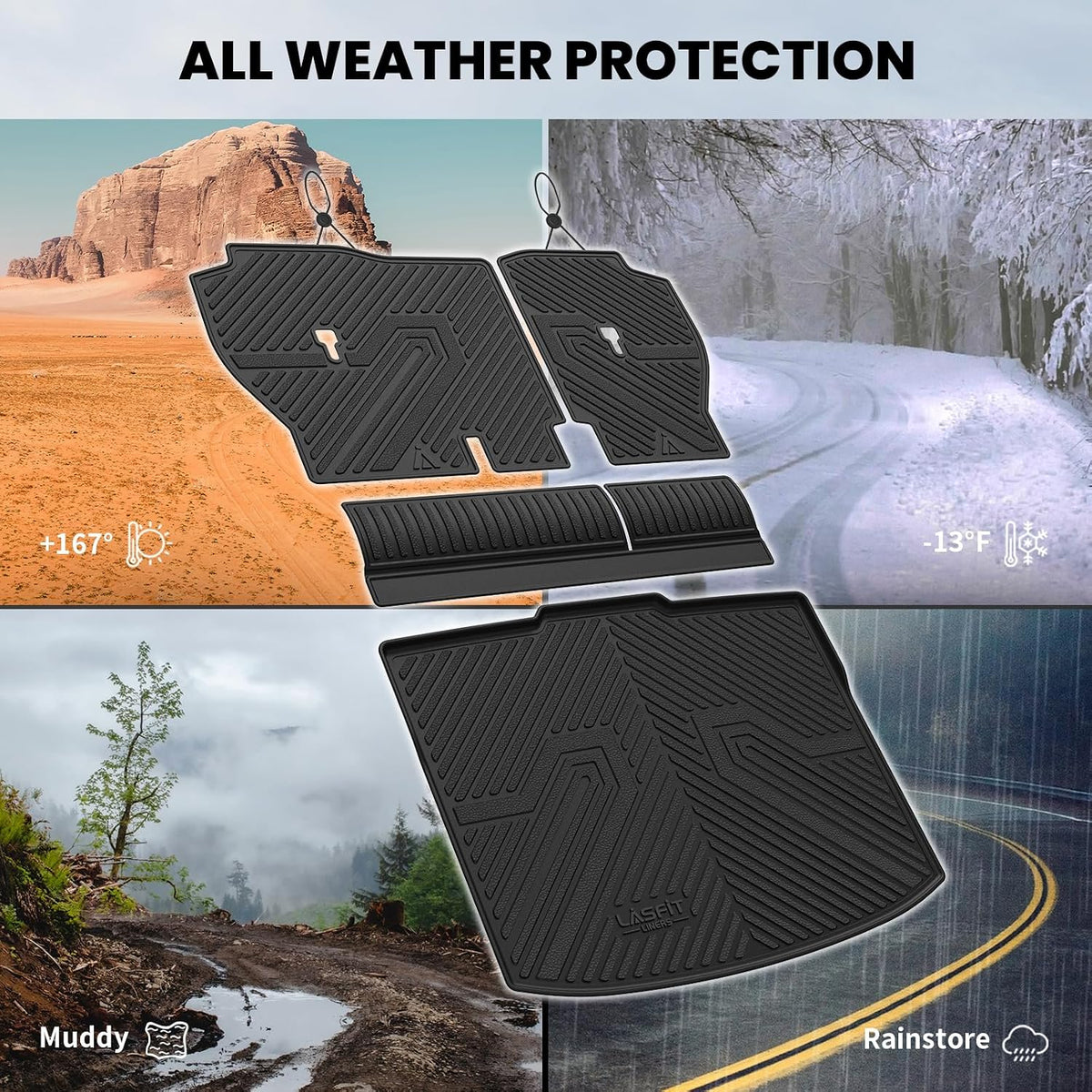 Cargo Liner for Honda CR-V 2023-2026 2027 (Gas & Hybrid & e:FCEV) - Colors B