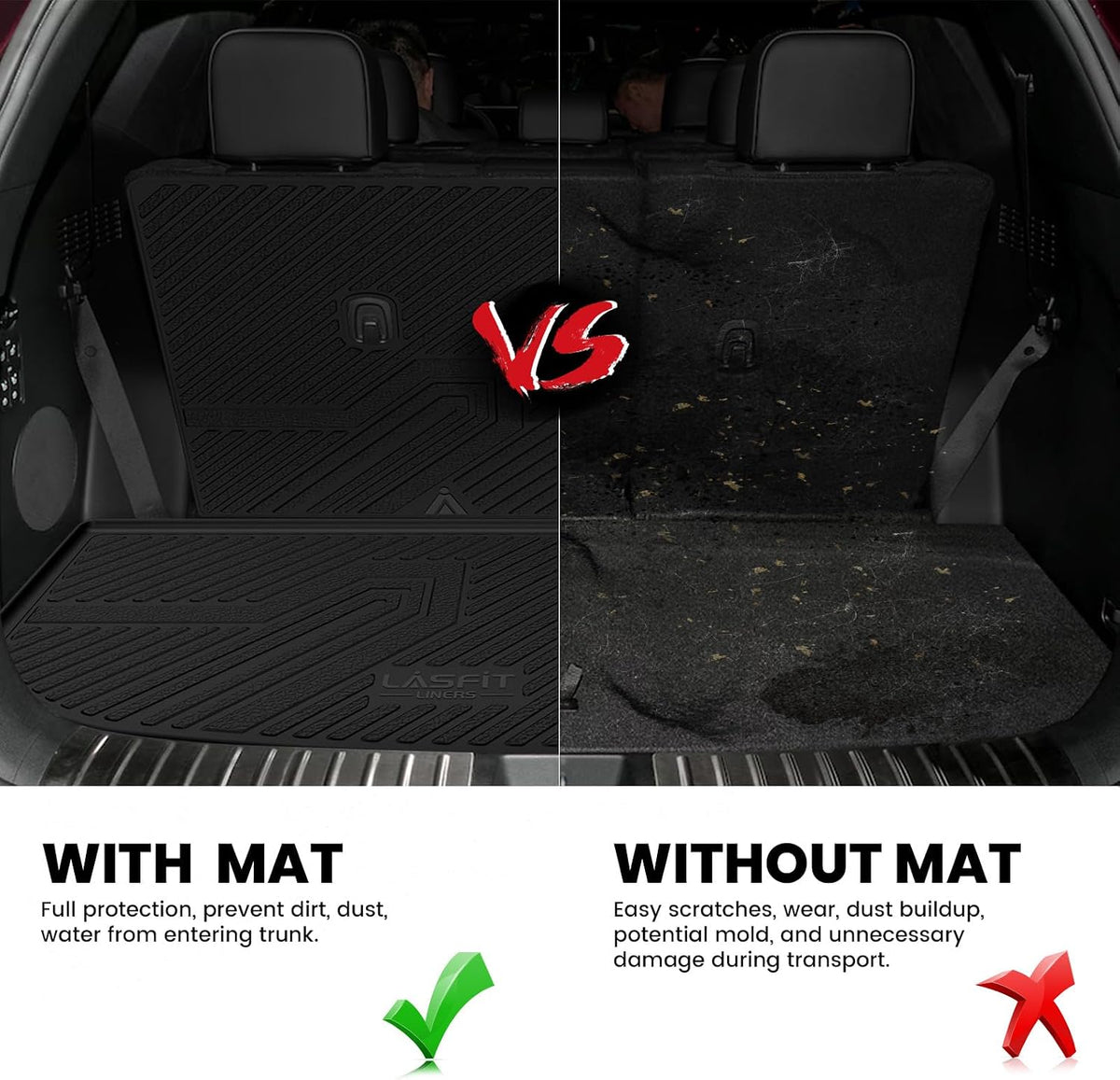 Cargo Liner for Honda CR-V 2023-2026 2027 (Gas & Hybrid & e:FCEV) - Colors B