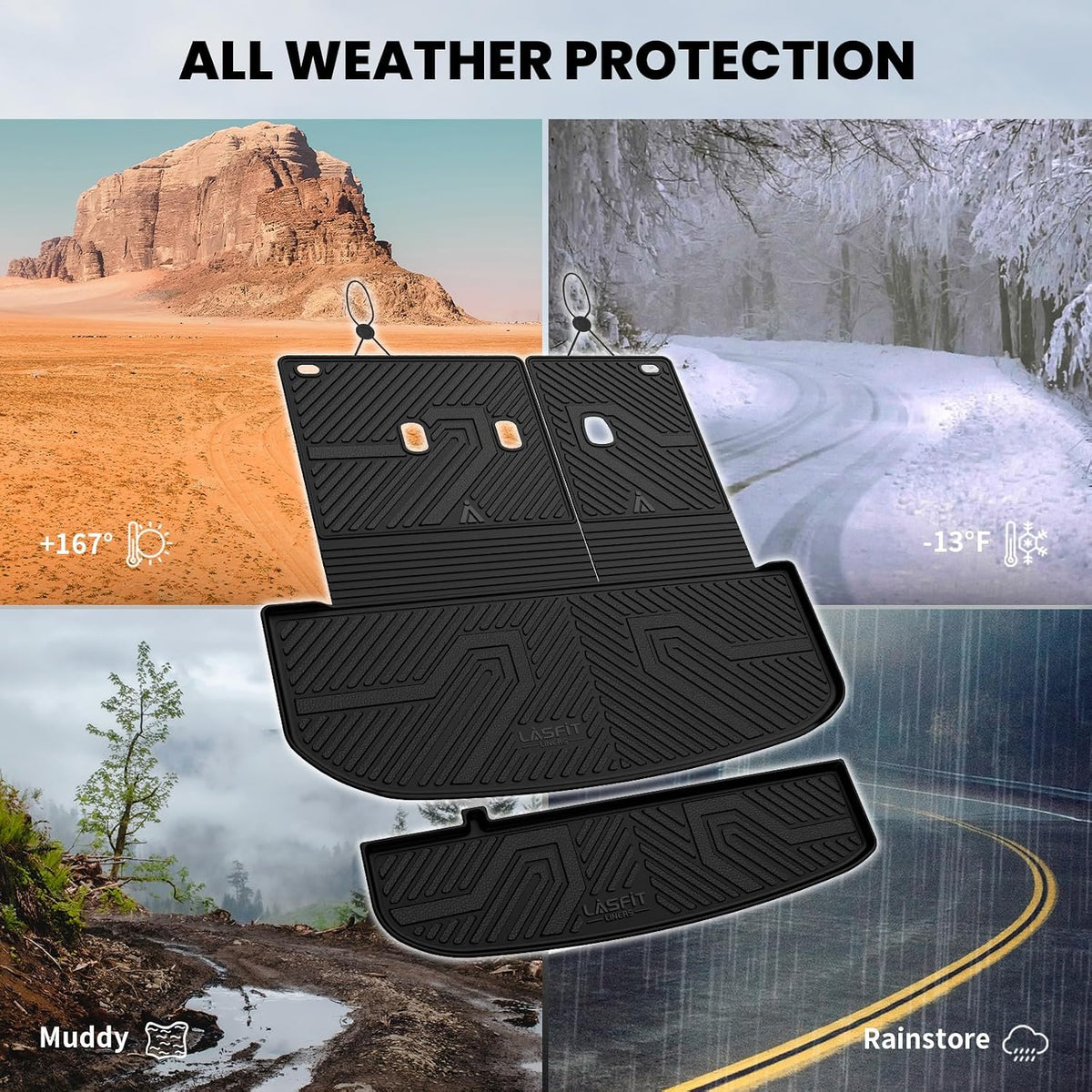 Cargo Liner for Honda CR-V 2023-2026 2027 (Gas & Hybrid & e:FCEV) - Colors B