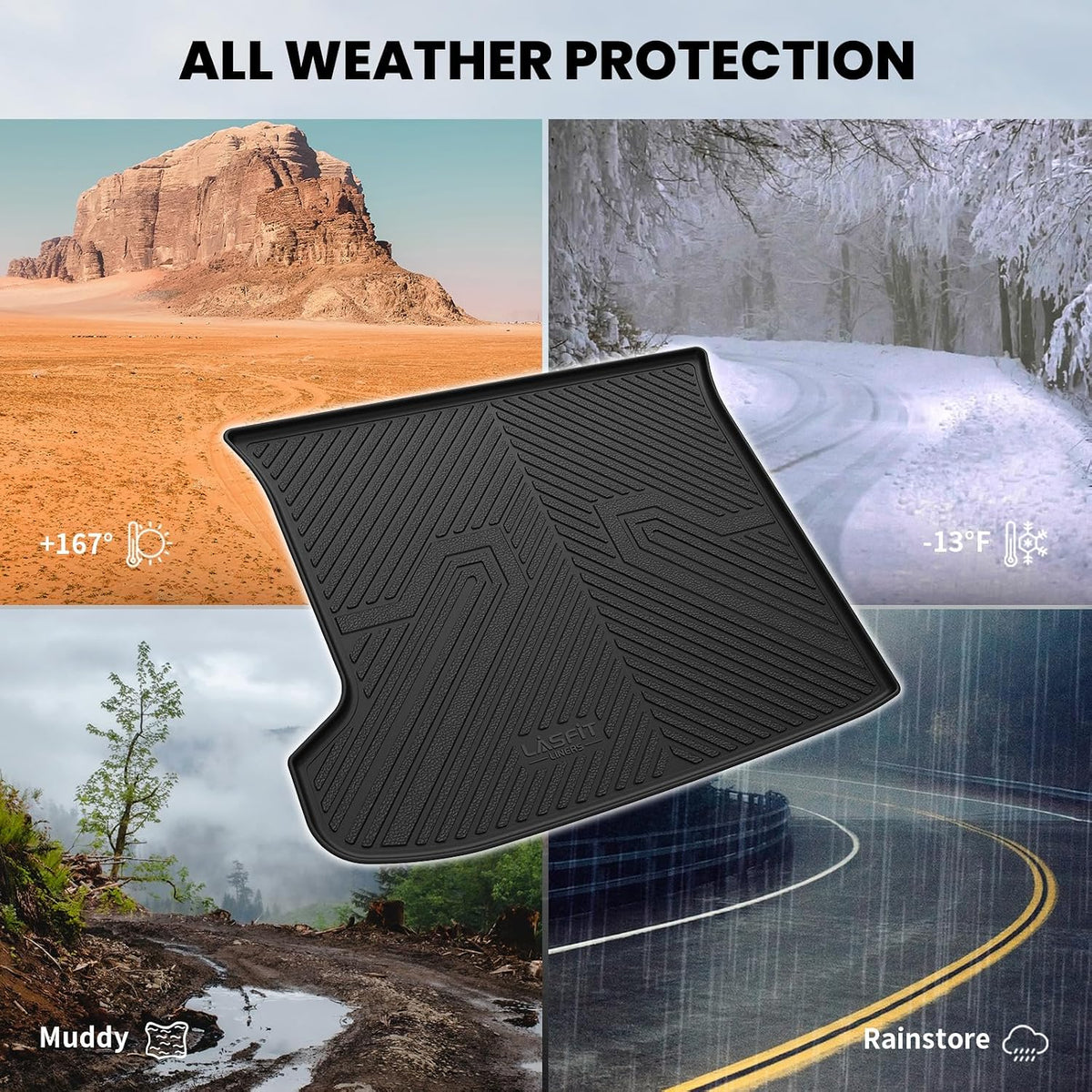Cargo Liner for Honda CR-V 2023-2026 2027 (Gas & Hybrid & e:FCEV) - Colors B