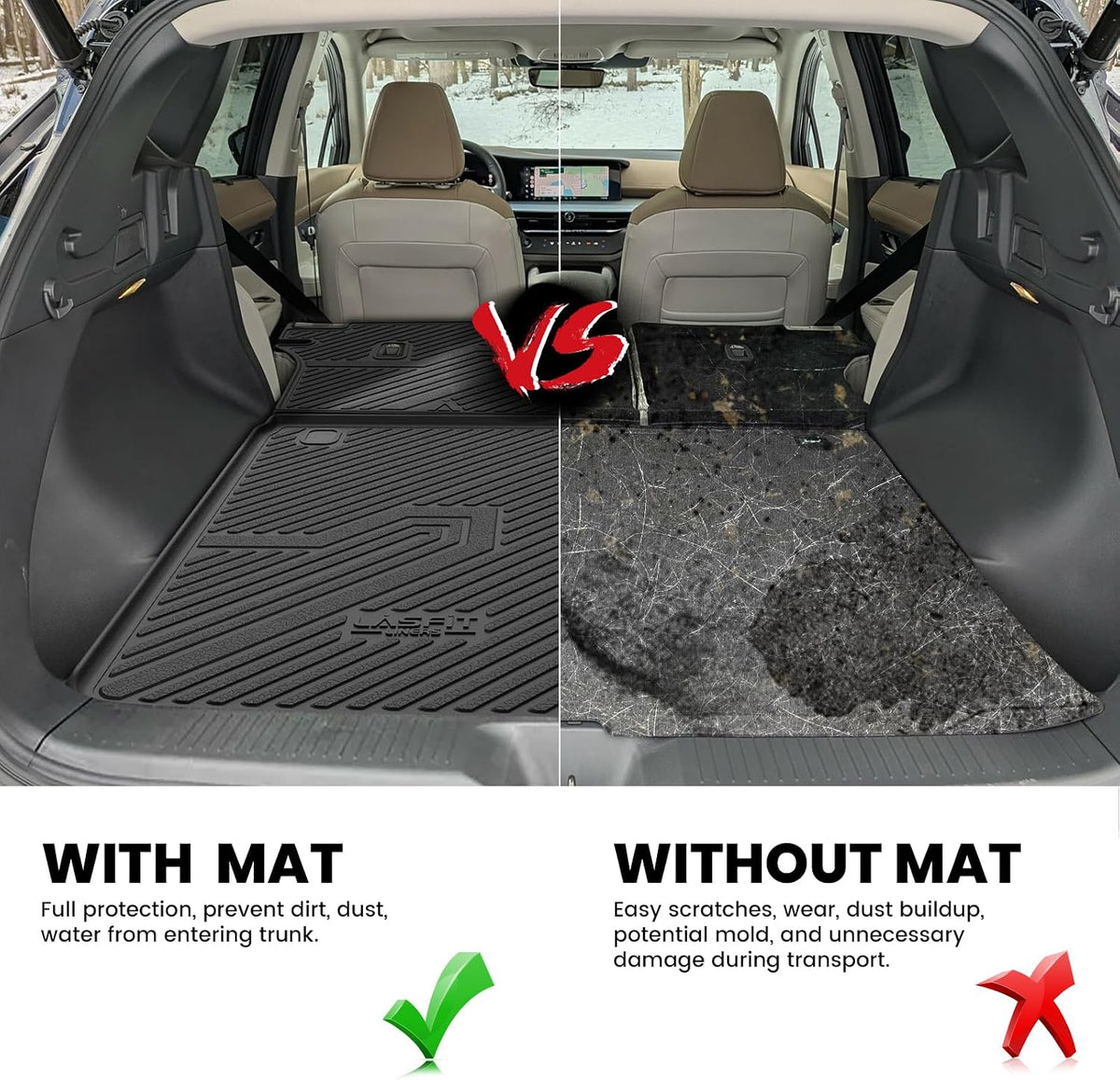 Cargo Liner for Honda CR-V 2023-2026 2027 (Gas & Hybrid & e:FCEV) - Colors B