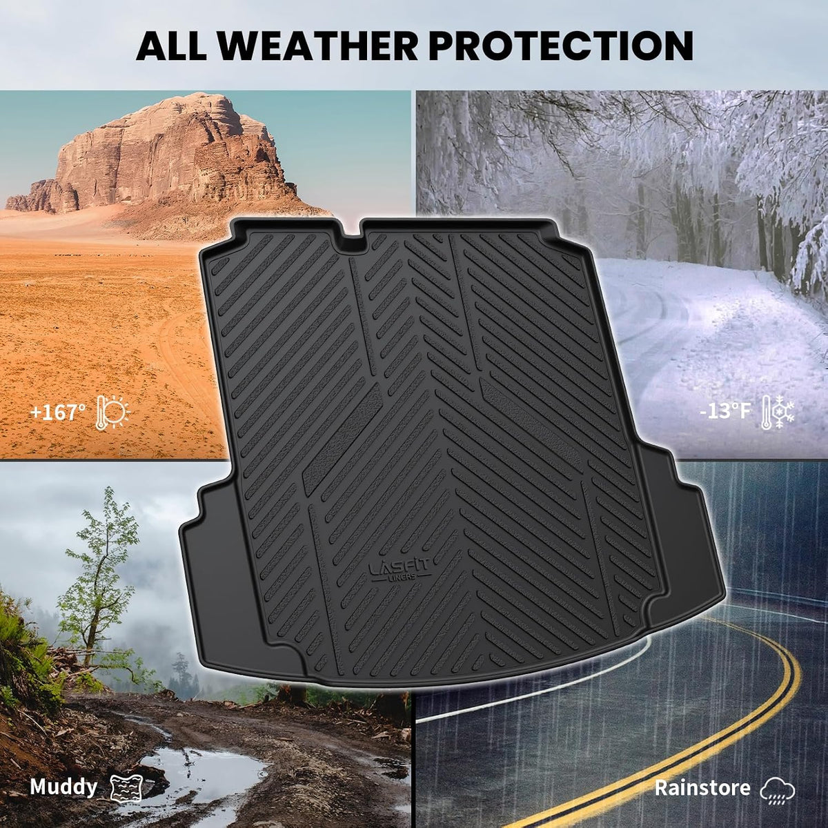Cargo Liner for Honda CR-V 2023-2026 2027 (Gas & Hybrid & e:FCEV) - Colors B
