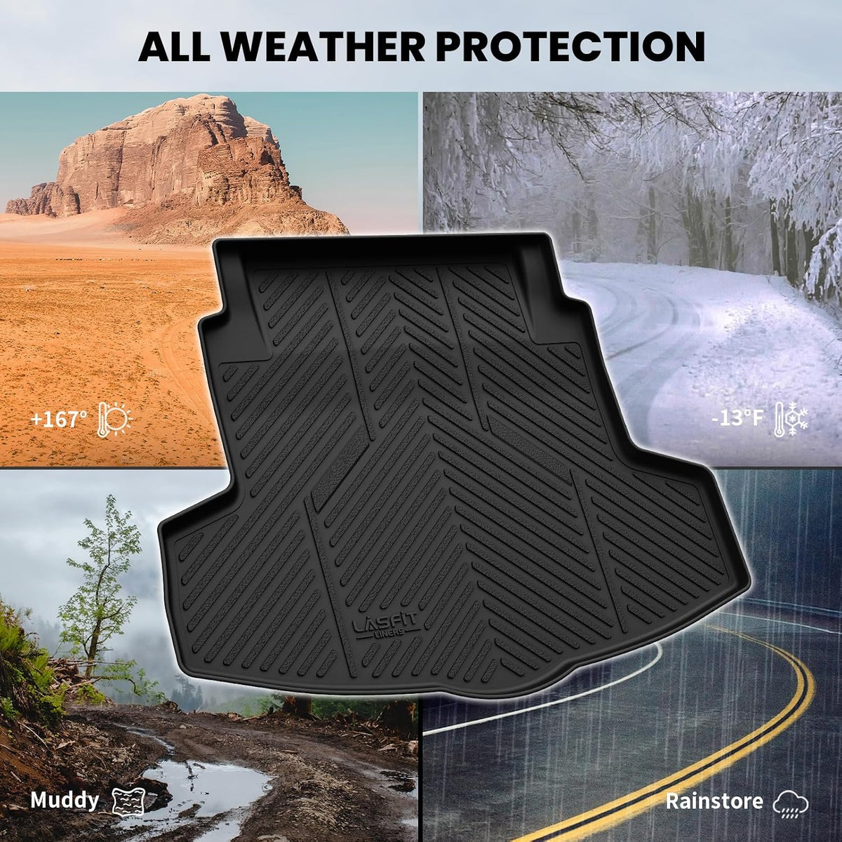 Cargo Liner for Honda CR-V 2023-2026 2027 (Gas & Hybrid & e:FCEV) - Colors D