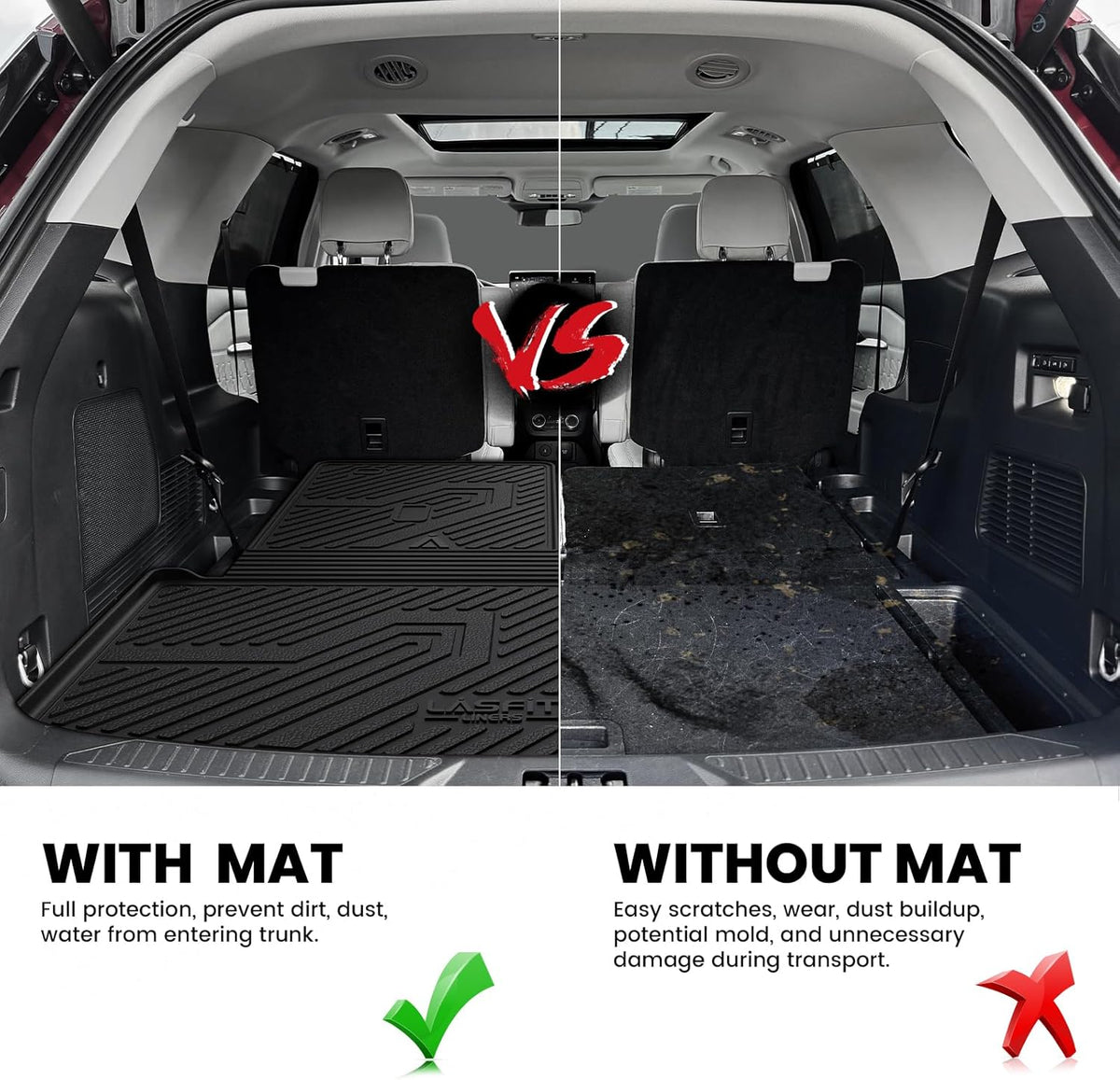 Cargo Liner for Honda CR-V 2023-2026 2027 (Gas & Hybrid & e:FCEV) - Colors D