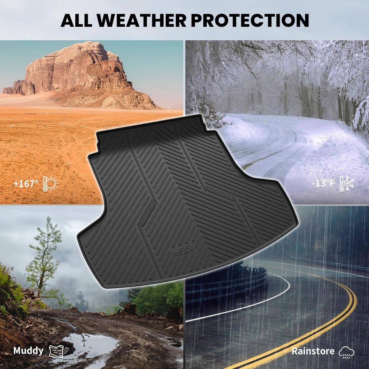 Cargo Liner for Honda CR-V 2023-2026 2027 (Gas & Hybrid & e:FCEV) - Colors D
