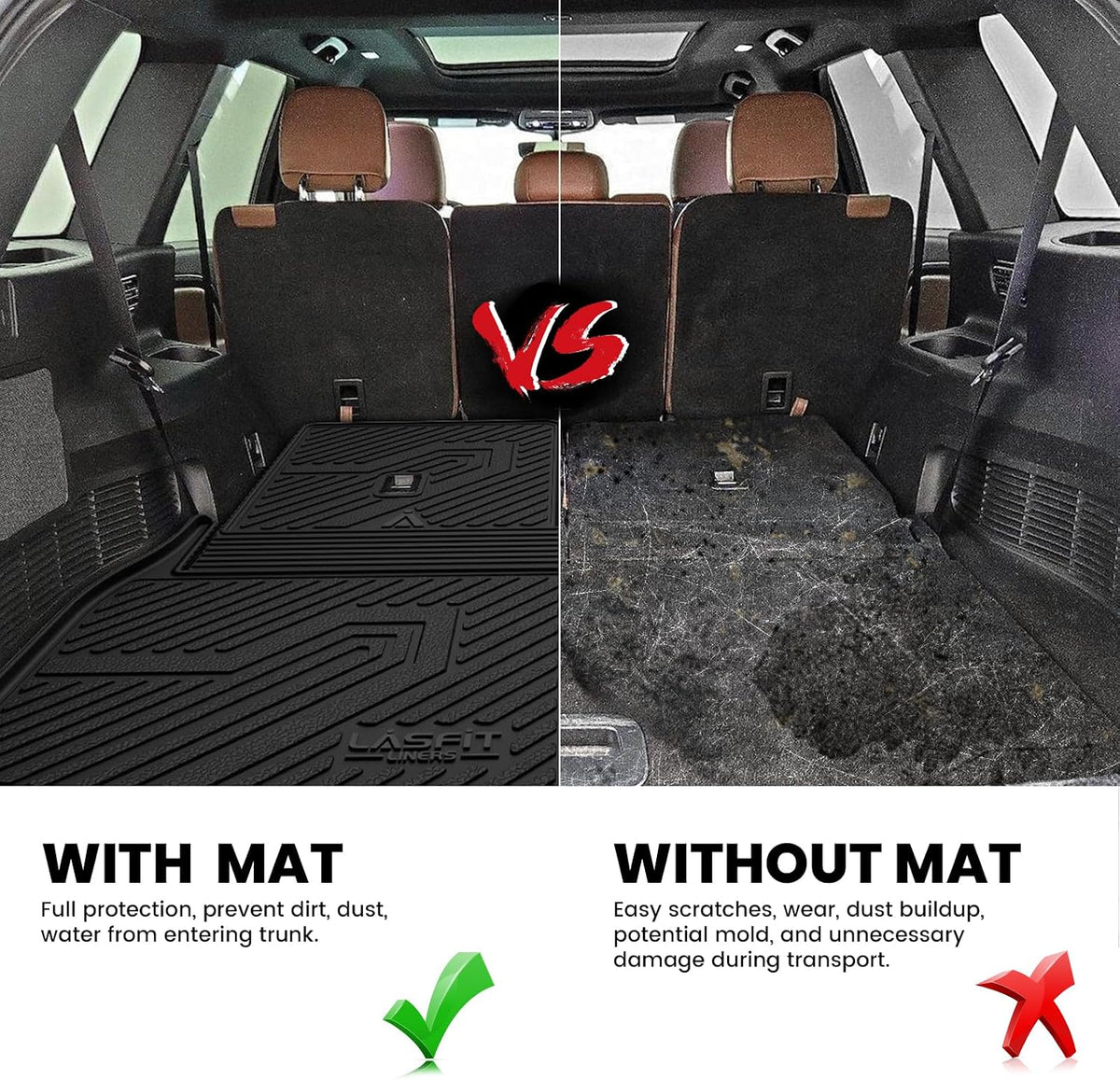 Cargo Liner for Honda CR-V 2023-2026 2027 (Gas & Hybrid & e:FCEV) - Colors D