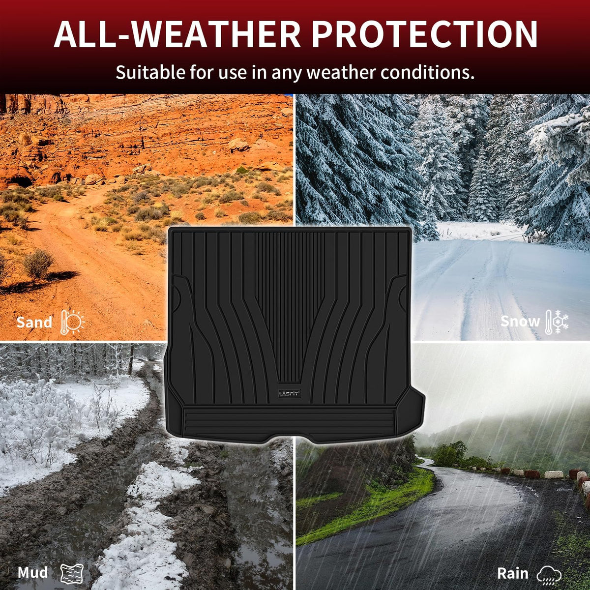 Cargo Liner for Honda CR-V 2023-2026 2027 (Gas & Hybrid & e:FCEV) - Colors D