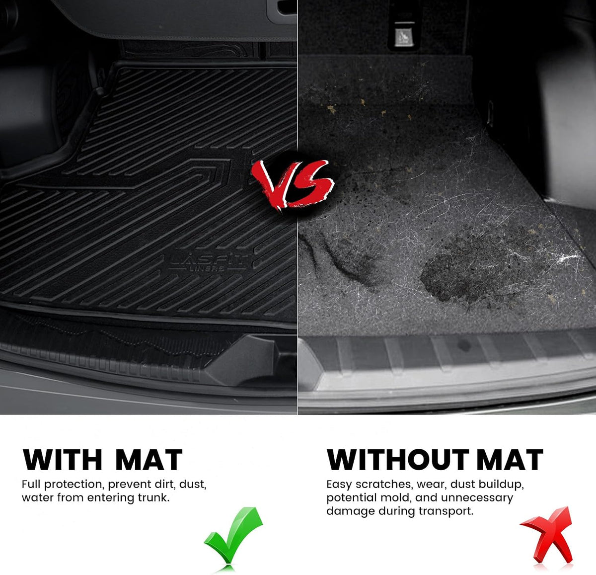 Cargo Liner for Honda CR-V 2023-2026 2027 (Gas & Hybrid & e:FCEV) - Colors D