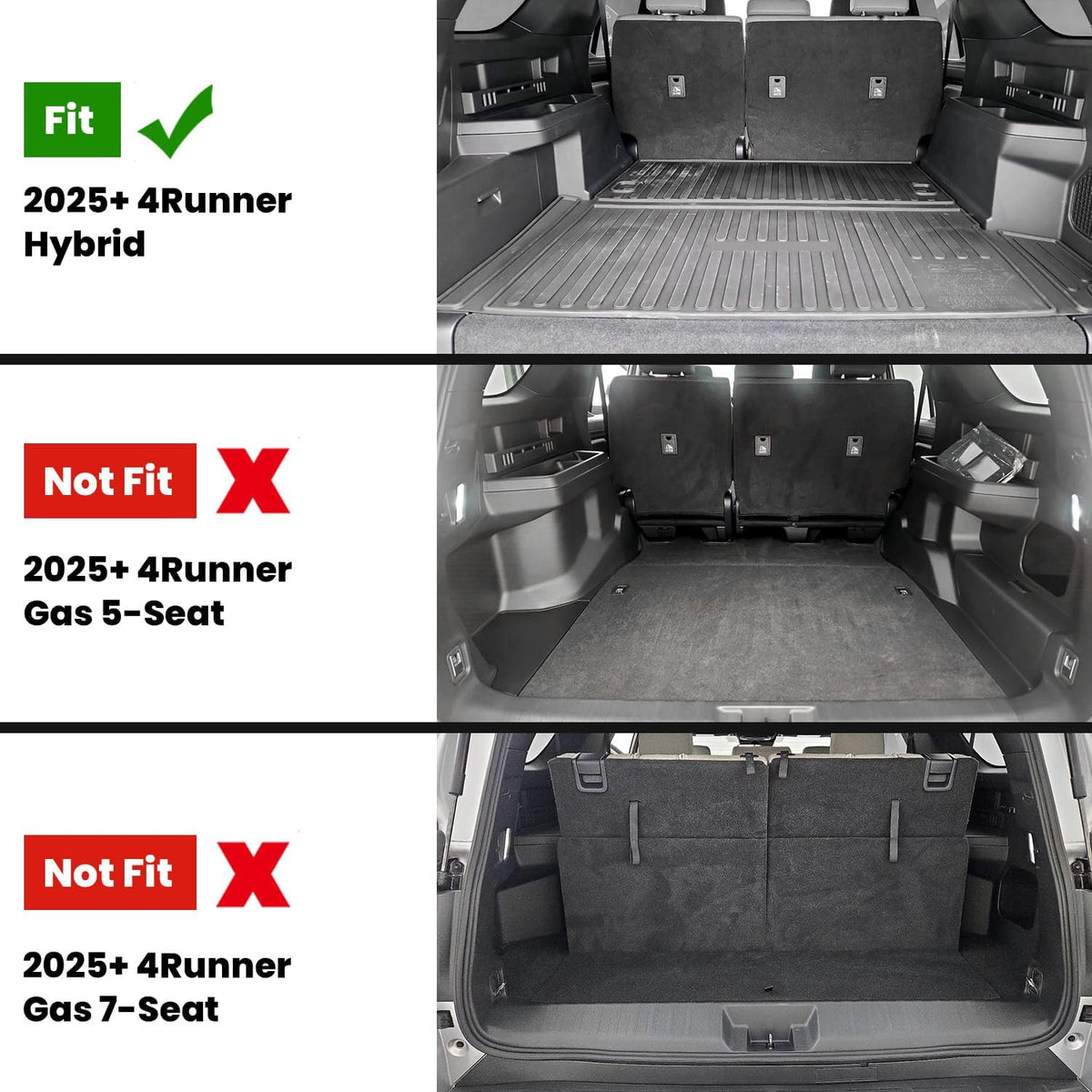 Cargo Liner for Honda CR-V 2023-2026 2027 (Gas & Hybrid & e:FCEV) - Colors D