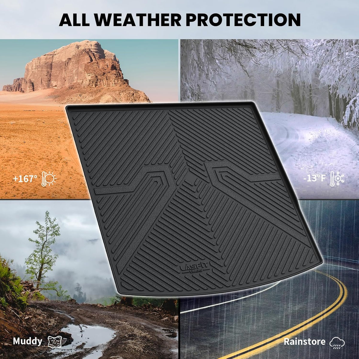 Cargo Liner for Honda CR-V 2023-2026 2027 (Gas & Hybrid & e:FCEV) - Colors D