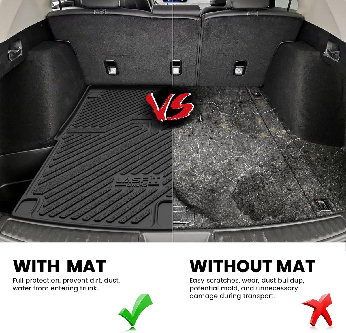 Cargo Liner for Honda CR-V 2023-2026 2027 (Gas & Hybrid & e:FCEV) - Colors C