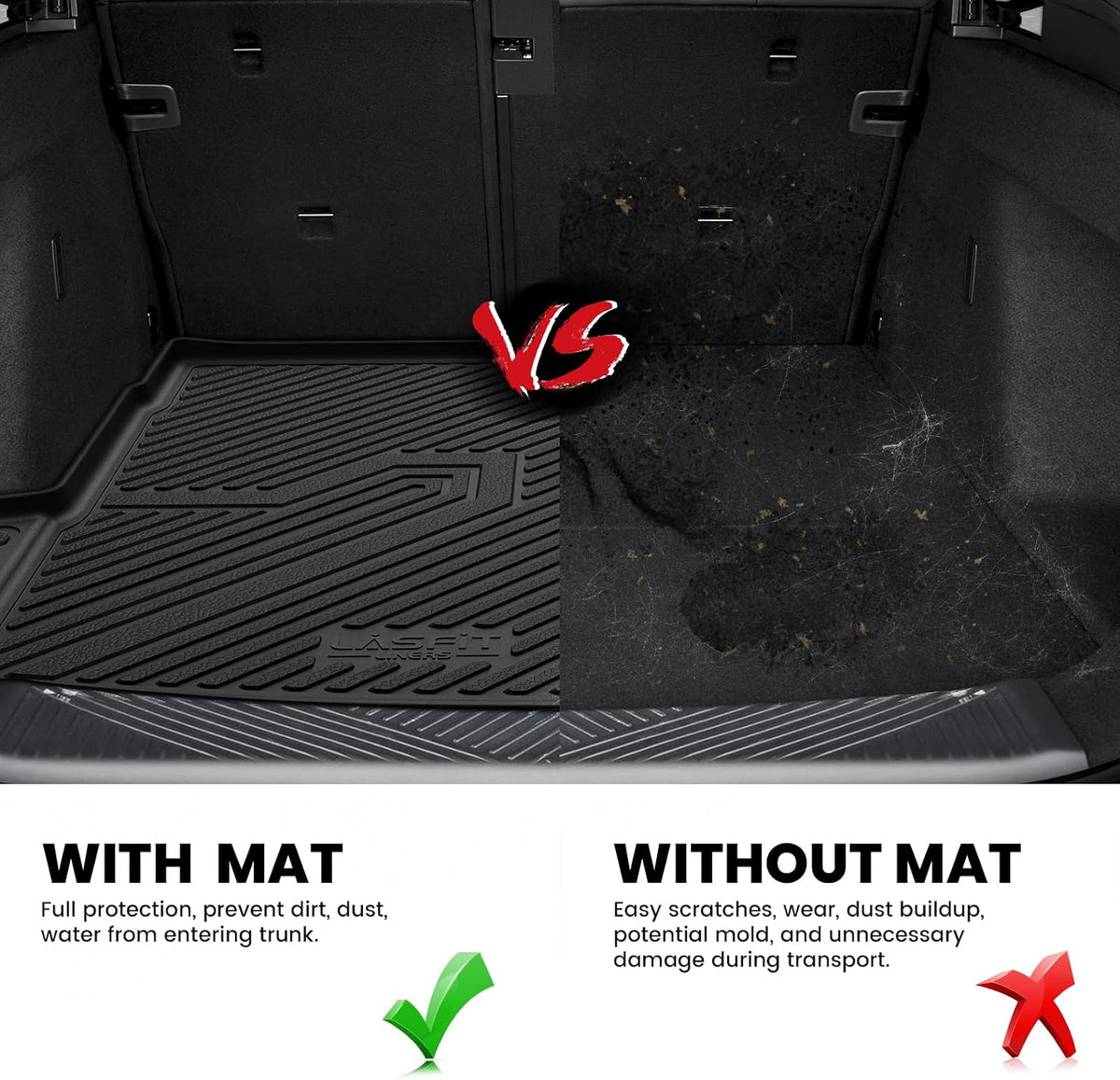Cargo Liner for Honda CR-V 2023-2026 2027 (Gas & Hybrid & e:FCEV) - Colors C