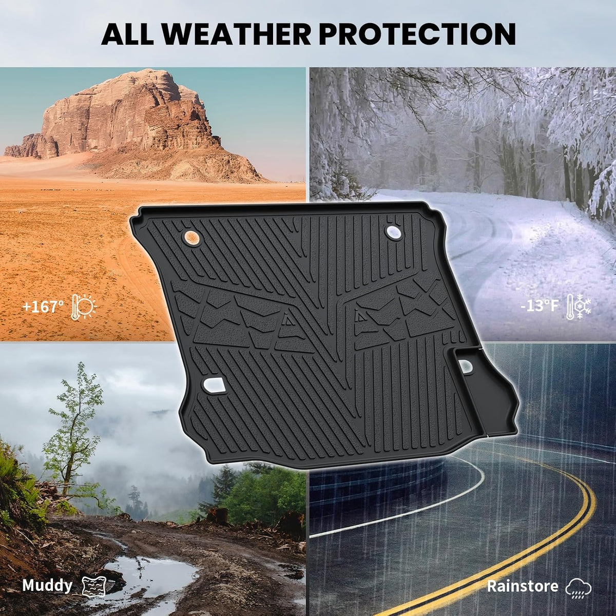 Cargo Liner for Honda CR-V 2023-2026 2027 (Gas & Hybrid & e:FCEV) - Colors C
