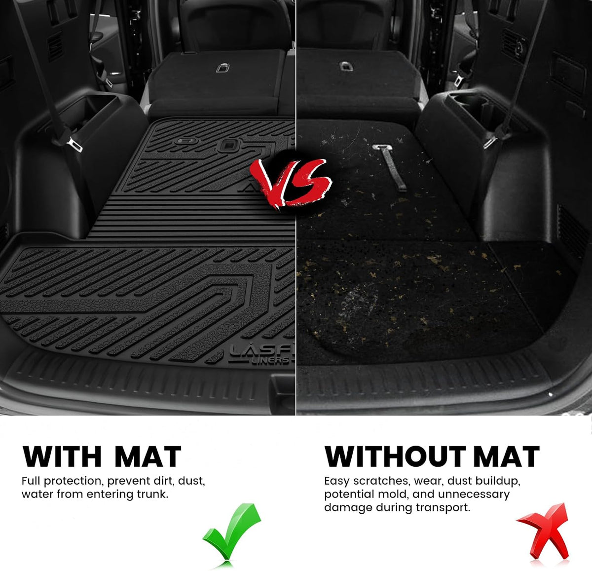 Cargo Liner for Honda CR-V 2023-2026 2027 (Gas & Hybrid & e:FCEV) - Colors C
