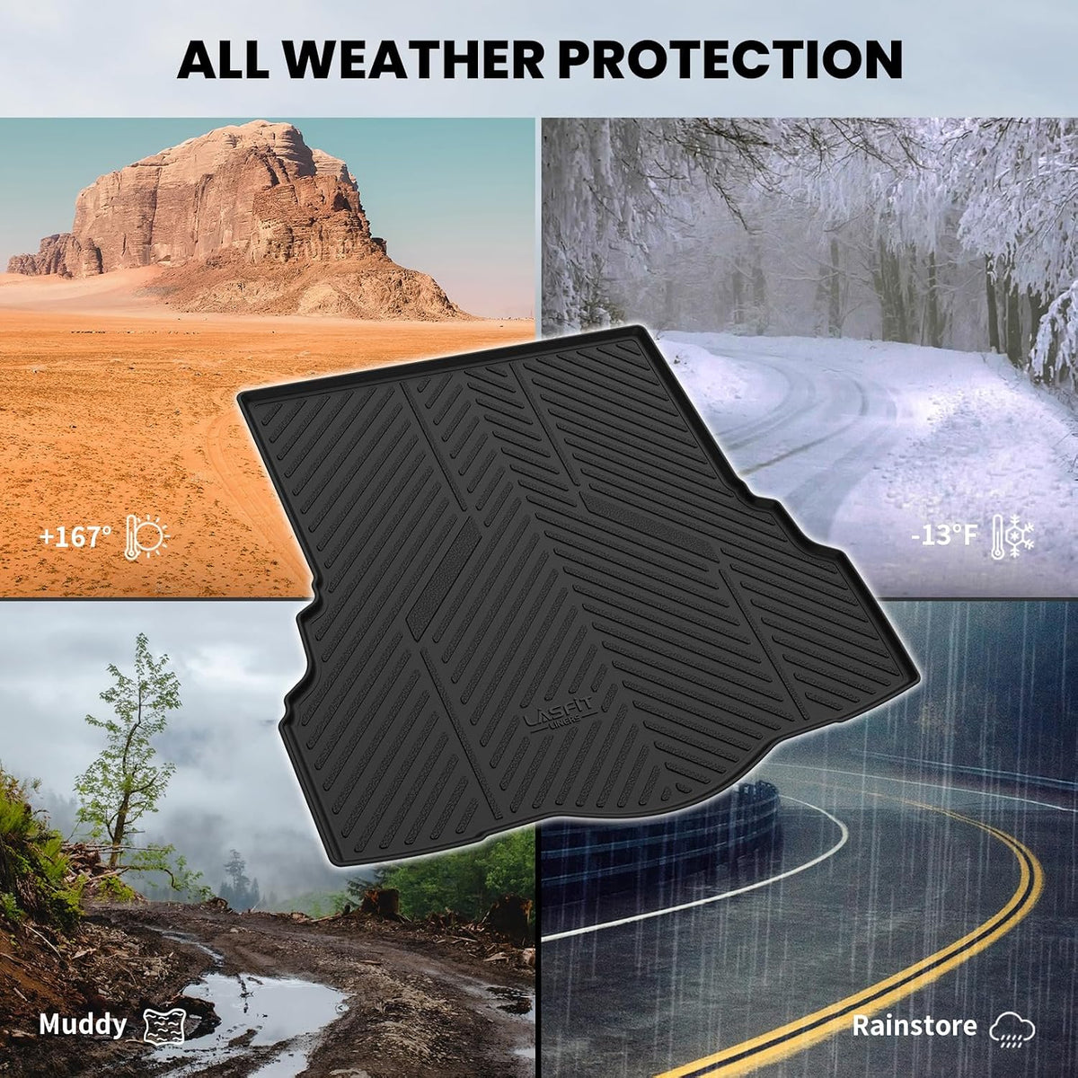 Cargo Liner for Honda CR-V 2023-2026 2027 (Gas & Hybrid & e:FCEV) - Colors C