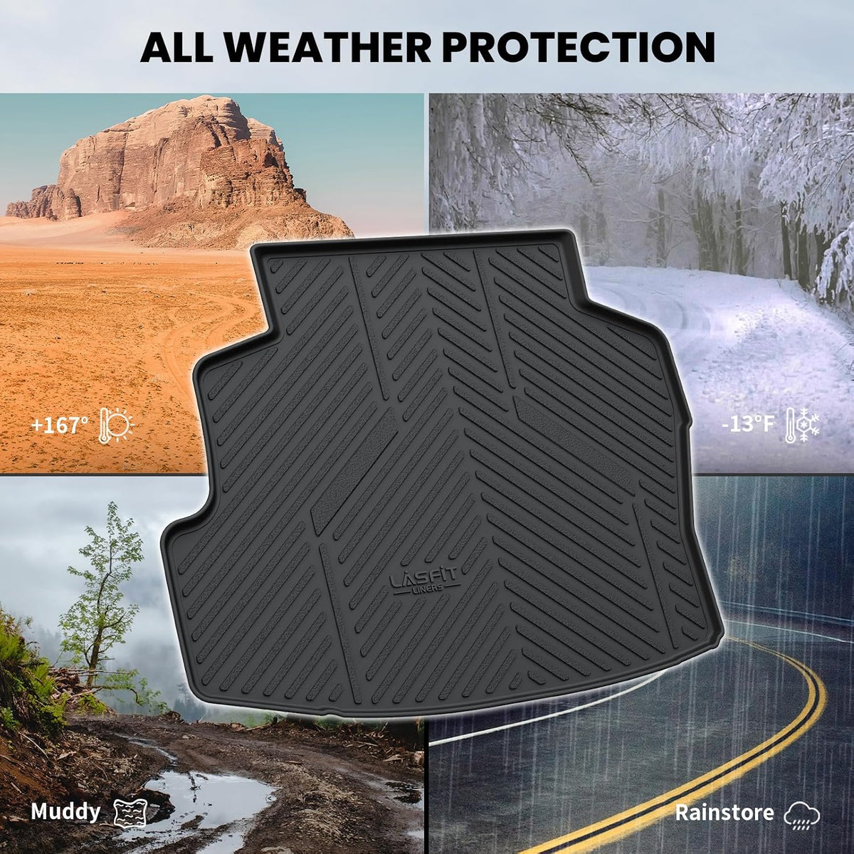Cargo Liner for Honda CR-V 2023-2026 2027 (Gas & Hybrid & e:FCEV) - Colors C