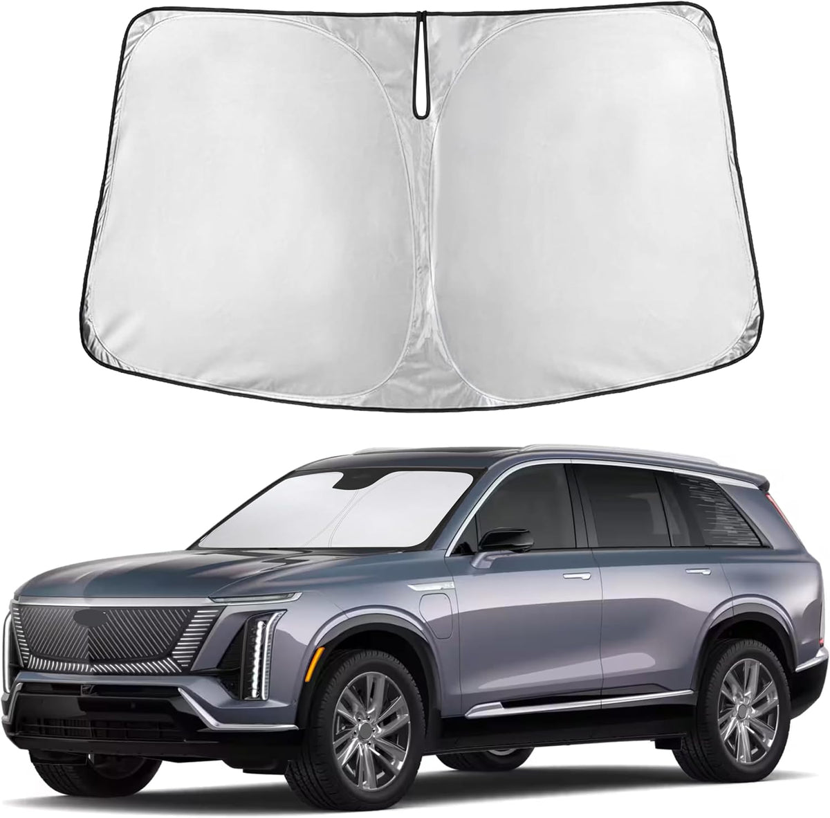 Windshield Sun Shade, Foldable Car Window Shades, 280T Visor Shade - Colors B