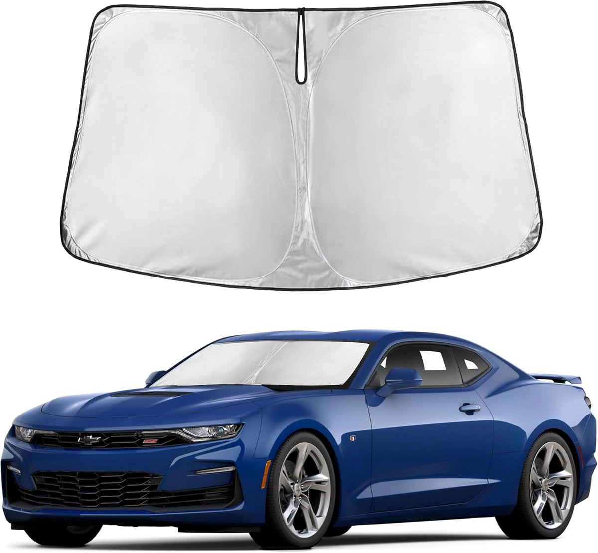 Windshield Sun Shade, Foldable Car Window Shades, 280T Visor Shade - Colors B