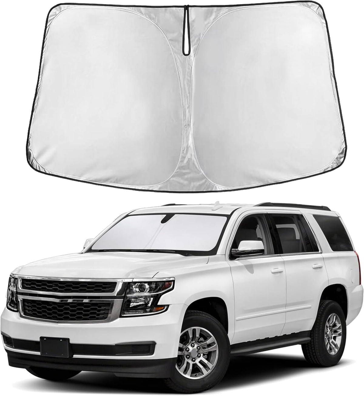 Windshield Sun Shade, Foldable Car Window Shades, 280T Visor Shade - Colors B
