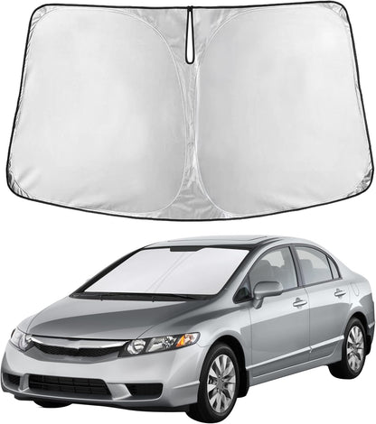 Windshield Sun Shade, Foldable Car Window Shades, 280T Visor Shade - Colors B