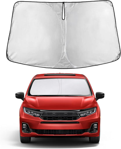 Windshield Sun Shade, Foldable Car Window Shades, 280T Visor Shade - Colors B