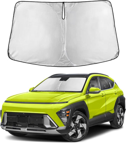 Windshield Sun Shade, Foldable Car Window Shades, 280T Visor Shade - Colors B
