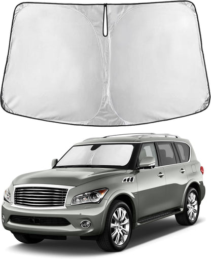 Windshield Sun Shade, Foldable Car Window Shades, 280T Visor Shade - Colors B