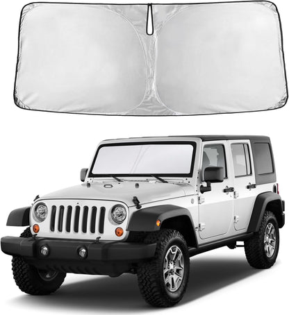 Windshield Sun Shade, Foldable Car Window Shades, 280T Visor Shade - Colors B