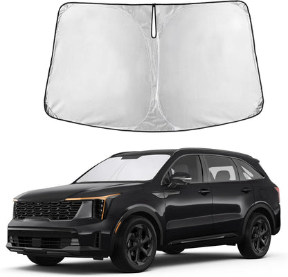 Windshield Sun Shade, Foldable Car Window Shades, 280T Visor Shade - Colors B