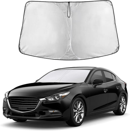Windshield Sun Shade, Foldable Car Window Shades, 280T Visor Shade - Colors B