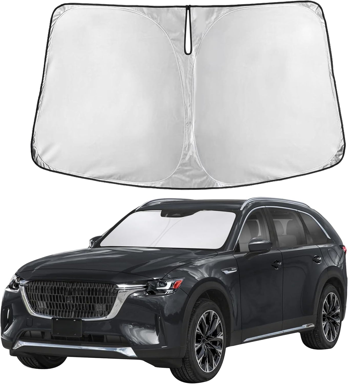 Windshield Sun Shade, Foldable Car Window Shades, 280T Visor Shade - Colors B