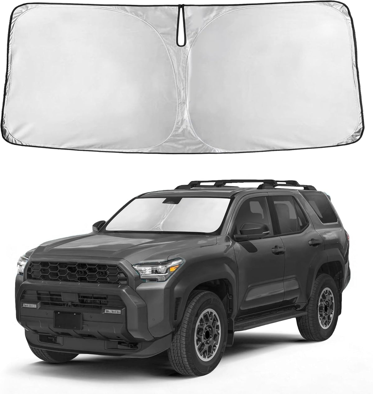 Windshield Sun Shade, Foldable Car Window Shades, 280T Visor Shade - Colors B