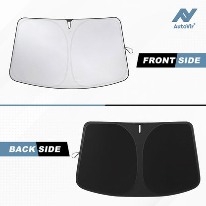 Windshield Sun Shade, Foldable Car Window Shades, 280T Visor Shade - Colors B