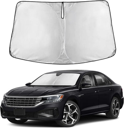 Windshield Sun Shade, Foldable Car Window Shades, 280T Visor Shade - Colors B