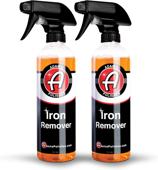 Adam's Iron Remover (16oz) - Iron Out Fallout & Stop Rust Remover Spray for Car Detailing Removes Iron Particles in Auto Paint, Wheels, Motorcycle, RV & Boat - Use Before Clay Bar, Wax or Car Wash