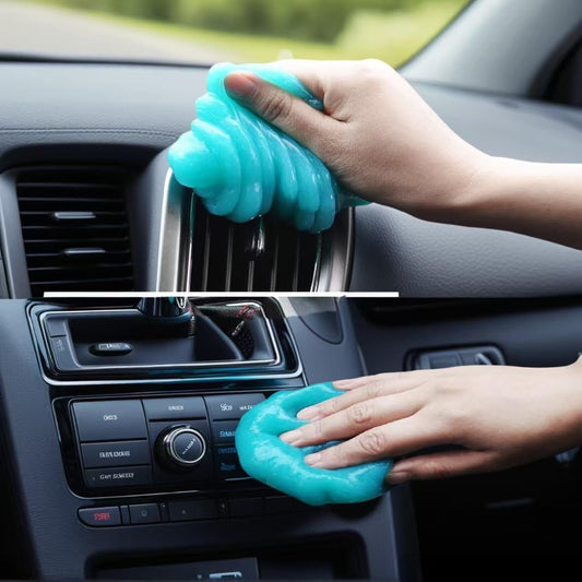 + Car Cleaning Gel Dust Cleaning Gel for Car Car Cleaning Gel Putty Reusable,Auto Detailing Tools Accessories,Essential Tools for Car Interior Cleaning.