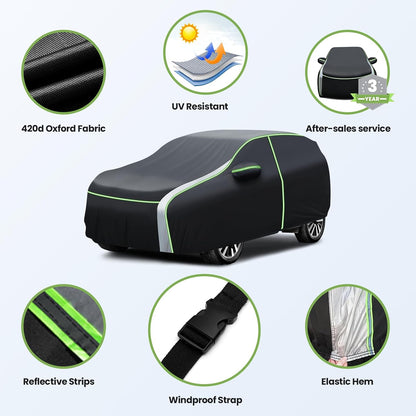 420d Waterproof Car Cover for Toyota RAV4 SUV Accessories - Colors C