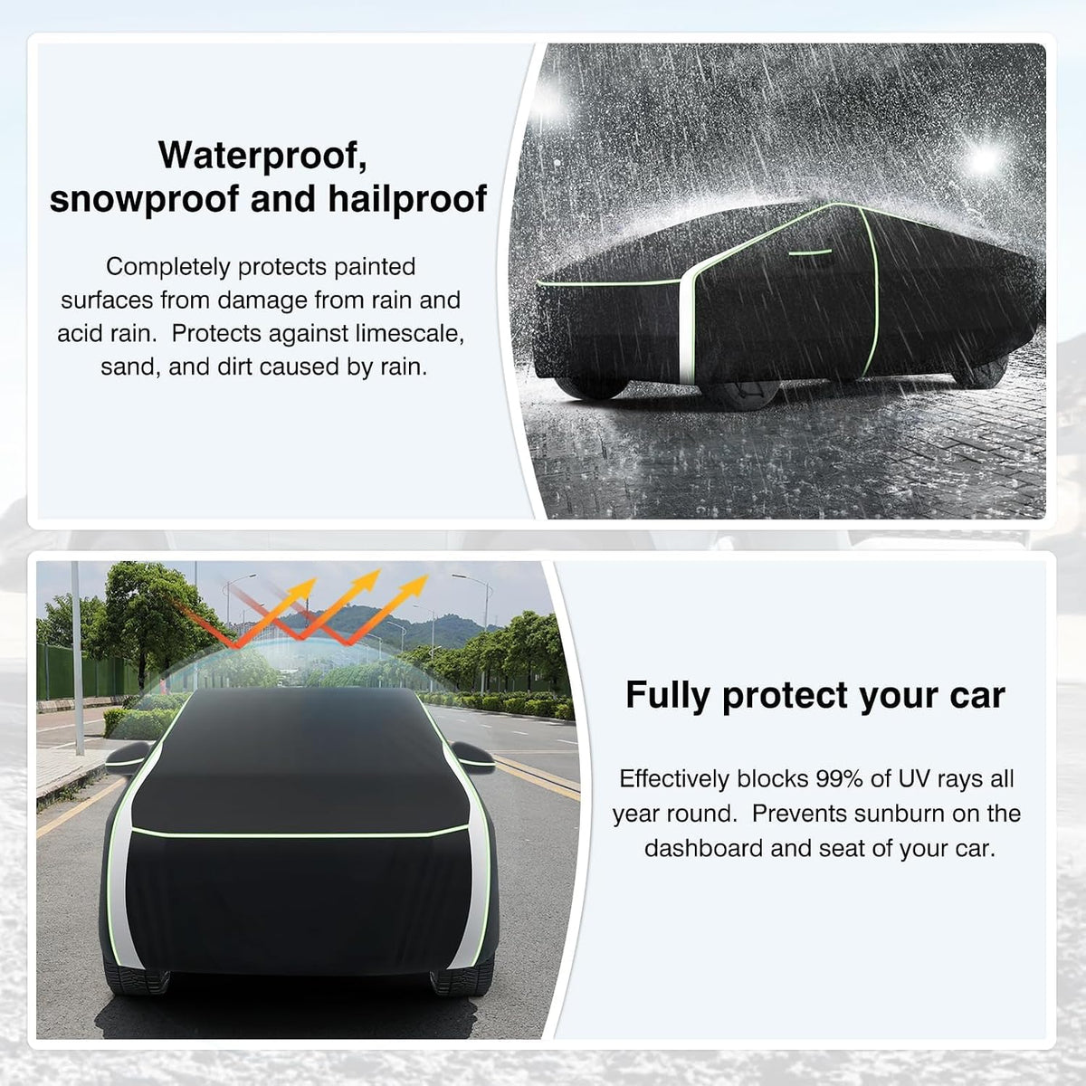420d Waterproof Car Cover for Toyota RAV4 SUV Accessories - Colors C
