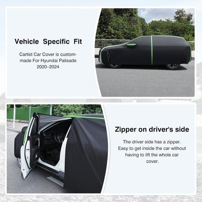 420d Waterproof Car Cover for Toyota RAV4 SUV Accessories - Colors C