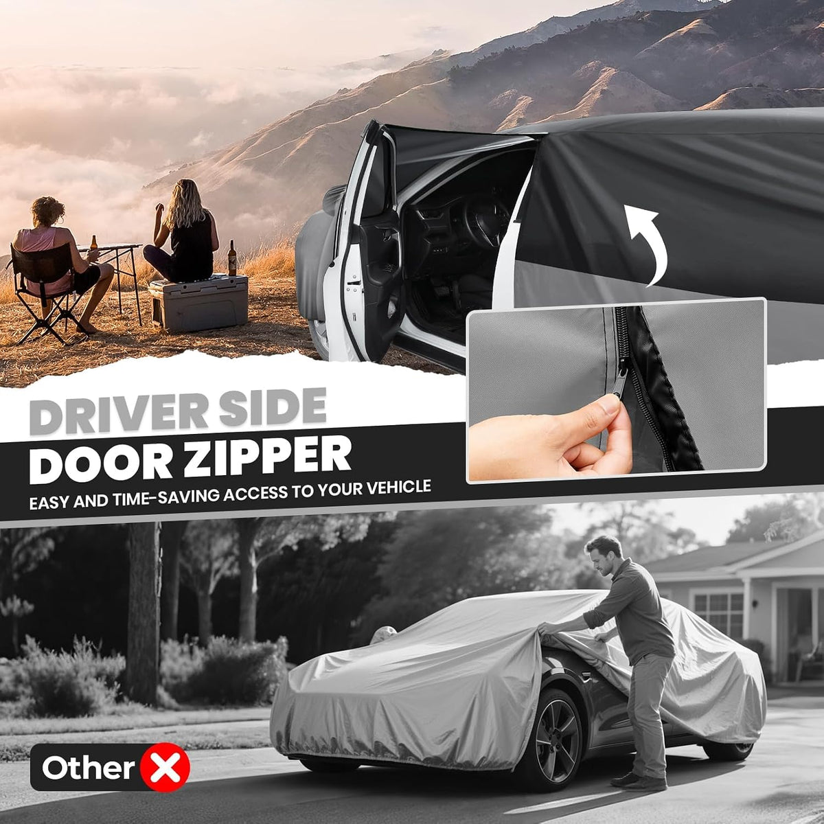 420d Waterproof Car Cover for Toyota RAV4 SUV Accessories - Colors C