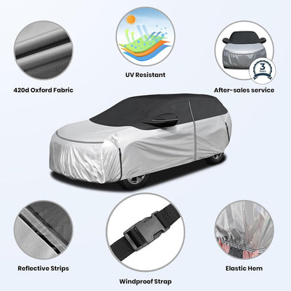 420d Waterproof Car Cover for Toyota RAV4 SUV Accessories - Colors C