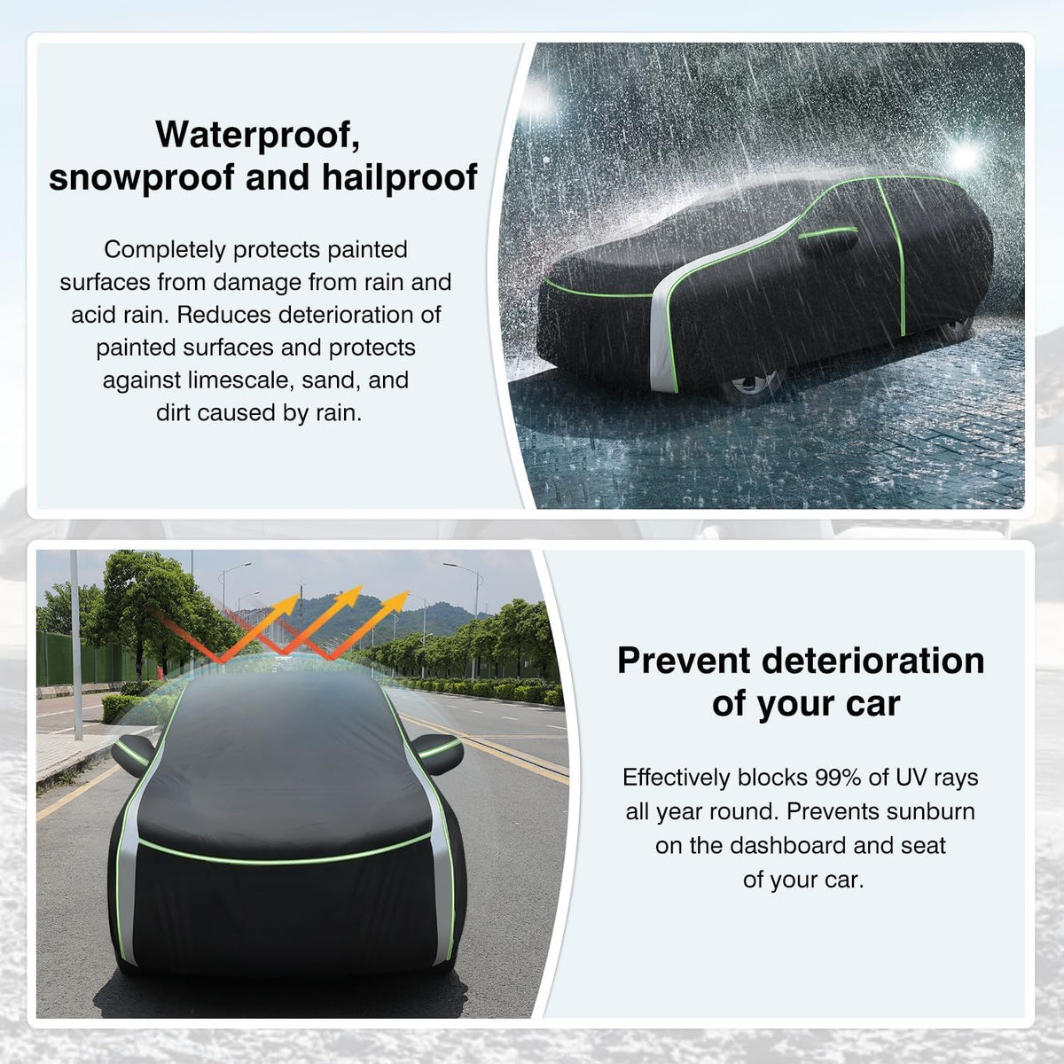 420d Waterproof Car Cover for Toyota RAV4 SUV Accessories - Colors C