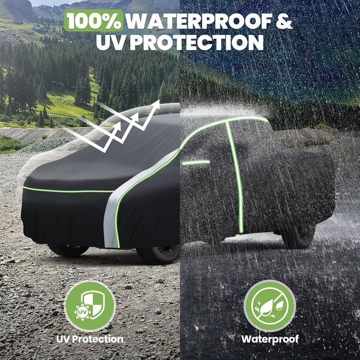 420d Waterproof Car Cover for Toyota RAV4 SUV Accessories - Colors C