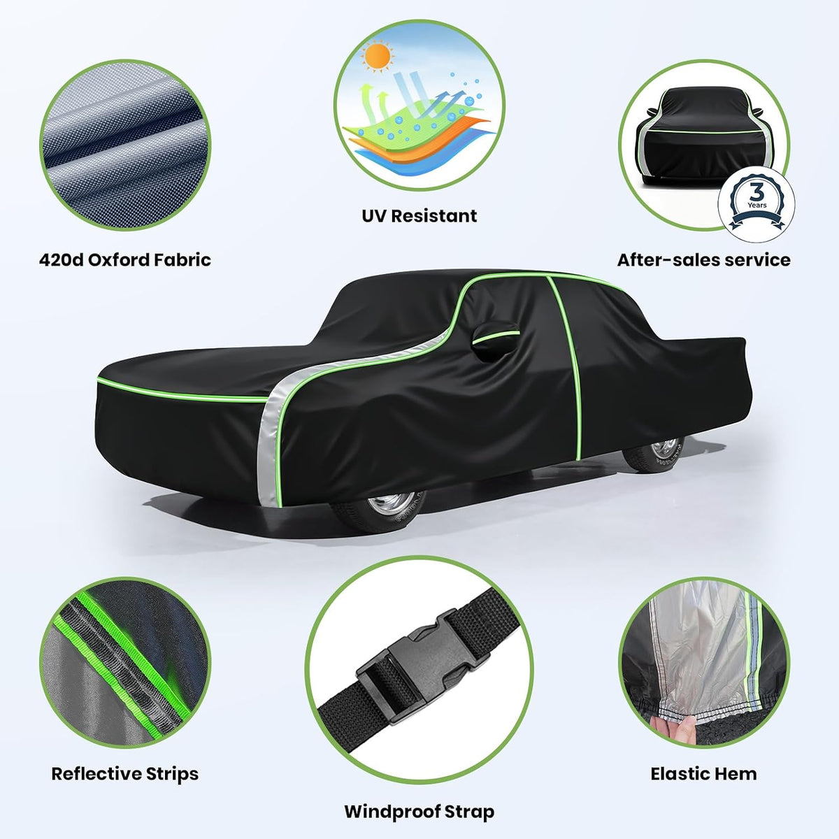 420d Waterproof Car Cover for Toyota RAV4 SUV Accessories - Colors C